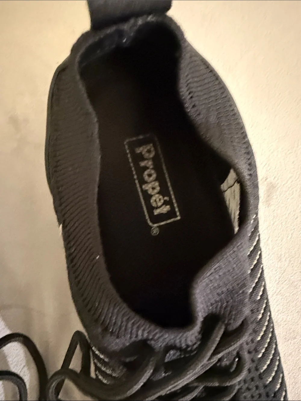 Women’s Black Knit Athletic Sneakers - Lightweight Comfort